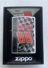 ZIPPO 2012 DALE EARNHARDT JR #88 CHECKER FLAG NASCAR LIGHTER SEALED IN BOX R381 picture