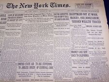 1935 JAN 22 NEW YORK TIMES - HAUPTMANN SUDDEN WEALTH TRACED - NT 1945 picture