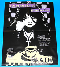 1996 Death The Time of Your Life Sandman Vertigo DC Comics Promo Poster - Unused picture