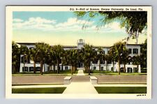 Deland FL-Florida, Stetson University Hall of Science, Vintage Souvenir Postcard picture