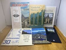 Vintage Souvenir Travel Maps ,pamphlets Mex. City, Vanderbilt Man, Vancouver Ect picture