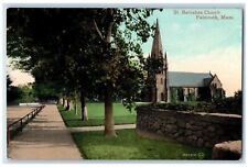 1908 St. Barnabas Church Falmouth Massachusetts MA Posted Antique Postcard picture