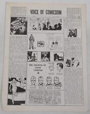 Voice of Comicdom #10 FN january 1968 fanzine - marv wolfman - john workman picture