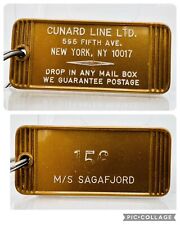 Cunard Line Ltd. 555 Fifth Ave New York, NY 10017 M/S Sagafjord Cabin Room Key picture