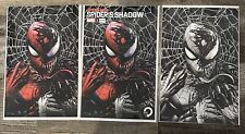 SPIDER-MAN SPIDERS SHADOW #1 MICO SUAYAN VARIANTS | TRADE/VIRGIN/B&W SET OF 3 picture