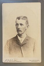 1880s-90s Charlie Buffinton Philly MLB Baseball Cabinet Card 7x 20 Game Win RHP picture