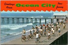OCEAN CITY, New Jersey Greetings Postcard 