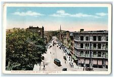 c1920 Court Street Looking West Binghamton New York NY Vintage Antique Postcard picture