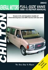 1998-10 GM Full Size Vans Chilton Repair Manual New Sealed 28643 picture