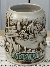Beer Mug Florida Swamp Land Alligator Man Cave Bar Decor Decoration picture