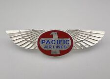 RARE 1960's PSA PACIFIC SOUTHWEST AIRLINES CAPTIN WING BADGE 2 7/8