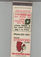 Matchbook Cover 1970-1971 Stanford University Basketball Home Schedule picture