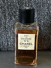 Vintage Bottle Chanel No. 5 Eau De Cologne Paris In Original Box Nearly Full picture