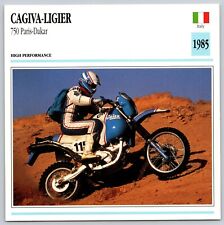 Cagiva-Ligier 750 Paris-Dakar 1985 Italy Edito Service Atlas Motorcycle Card picture