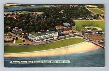 Falmouth Heights MA Terrace Gables Hotel Antique Vintage c1946 Souvenir Postcard picture