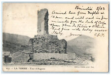 1903 La Turbie Tower of Auguste Alpes-Maritimes France Antique Postcard picture