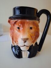 Rare Lion In Tuxedo Mug 1980 Japan Quon Quon picture