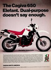 1985 Cagiva 650 Elefant - Vintage Motorcycle Ad picture