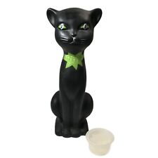NIAGARA PLASTICS RETRO BLACK CAT VINTAGE Toy BANK HALLOWEEN picture