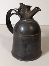 Empty Antique JUSTRITE Safety Oil Metal Can, Chicago Ill - Inspected #47240 picture