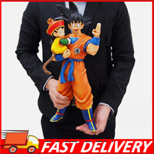 Anime Dragon Ball Figure Son Goku and Young Gohan pvc Statue Model Toy 11.8 in picture