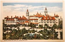 St Augustine Florida Linen Postcard Hotel Ponce De Leon Oldest City In US  picture