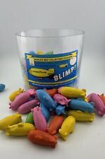 Vintage Promotional Tub Of Goodyear Blimp Erasers From 1970s With 90 Erasers picture