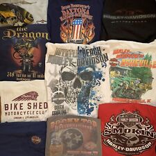 Harley Davidson T-Shirts Lot 11 Motorcycles Resale Wholesale Skull Biker Tees picture