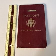Vintage 1935 US Passport, Spain, Italy, Czech Republic, France, Norway, Stamps picture
