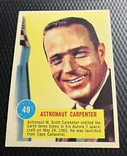 1963 Topps Astronauts #49 Astronaut Scott Carpenter Hi-Grade Centered No Creases picture