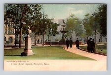 Memphis TN-Tennessee, Court Square, Antique, Vintage Postcard picture
