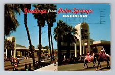 Palm Springs CA-California, General Greetings, Circus Parade, Vintage Postcard picture