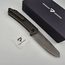 Richard Rogers Knives X Mid OEM Folding Knife Bronze Titanium Frame M390 Blade picture