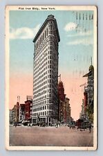 New York City NY-New York, Flat Iron Building, Antique, Vintage c1916 Postcard picture