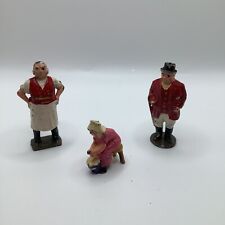 Vintage Casted Metal Handpainted Miniature Figurines Made In England picture