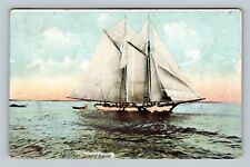 Fisherman In Ship Outward Bound, c1911 Vintage Postcard picture