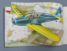 1944 PIPER CUB Airplane WAR & PEACE Plane Illustrations ADVERTISING Aircraft Crp picture