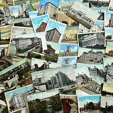 Antique & Vintage Lot 55 Postcards ~ Washington DC ~ Linens White Border Divided picture