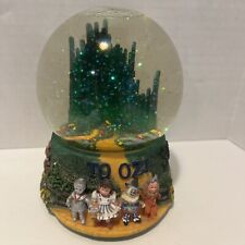 Madame Alexander Wizard Of Oz Emerald City Musical Snow Water Globe Vtg 2000 picture