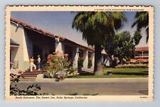 Palm Springs CA-California, South Entrance, The Desert Inn, Vintage Postcard picture