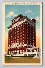 Asheville NC-North Carolina, Battery Park Hotel, Advertising Vintage Postcard picture