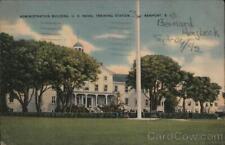 1942 Newport,RI Administration Building,U.S. Naval Training Station Postcard picture