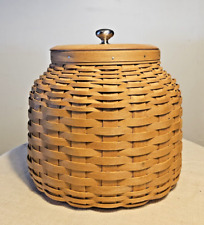 LONGABERGER 2006 COOKIE JAR BASKET WITH LID AND INSERT picture