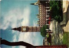Vintage Postcard 4x6- Big Ben, Parliament Square, London picture