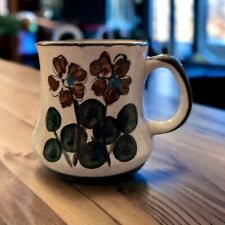 Otagiri Japan Stoneware Flower Floral Design Speckle Glazed Coffee Mug Vintage picture