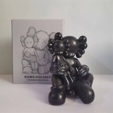 22cm Kaws Holiday Changbai Mountain Black Sitting Holding  picture