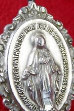 Carmelite Nun's 6 GRAMS Sterling Catherine Labouré Catholic Miraculous Medal picture