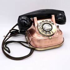ATEA Copper & Bakelite Rotary Telephone RTT-56A Stamp Vintage 1956 picture
