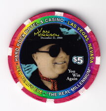 2001 Van Morrison @ Hard Rock Hotel & Casino Las Vegas $5 Gaming Chip (b51) picture