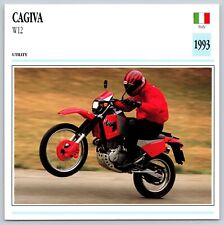 Cagiva W12 Utility 1993 Italy Edito Service Atlas Motorcycle Card picture